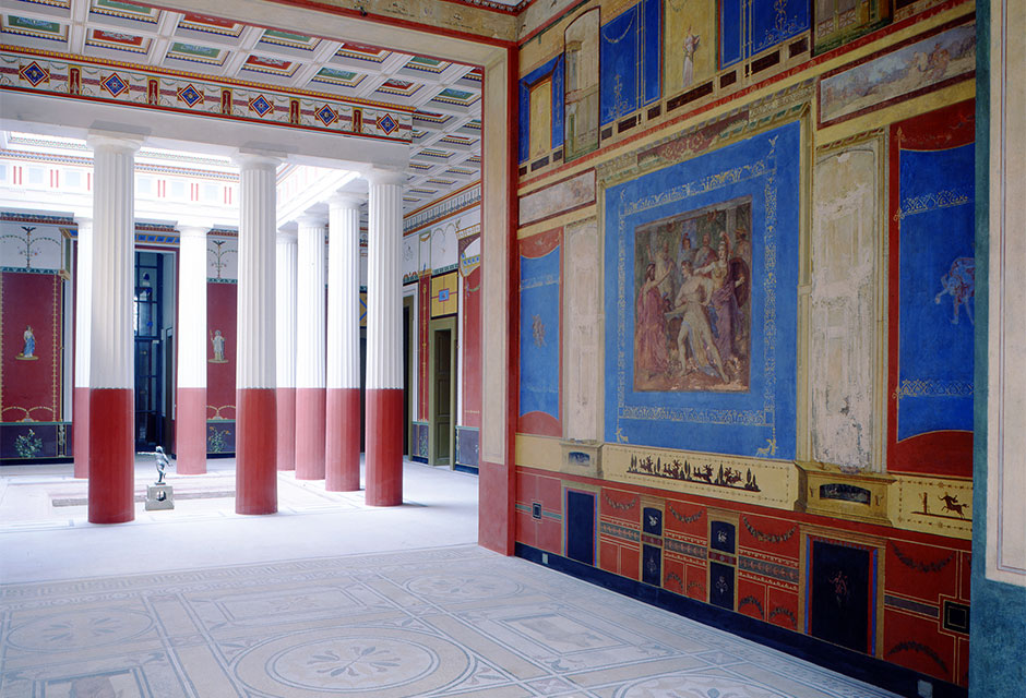 Pompejanum: Blick ins Atrium