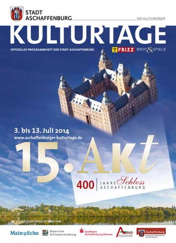 Pocketguide 15. Aschaffenburger Kulturtage