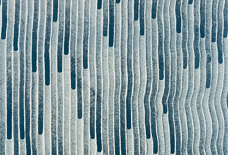 Konzeptuellen Arbeiten mit Tusche auf Papier und Leinwand