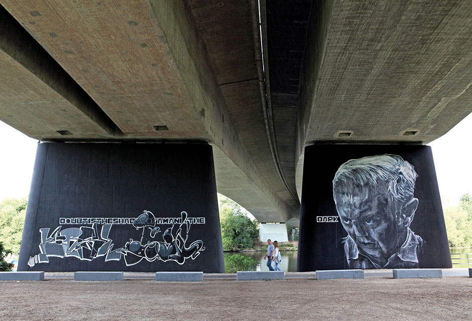 Muralaktion mit Hendrik Beikirch Muralaktion mit Hendrik Beikirch